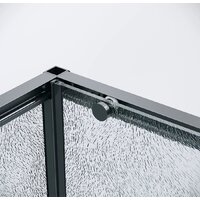 Grossman Galaxy 130x90x195 120.K33.01.1390.21.02 (черный матовый/шиншилла стекло) Image #4