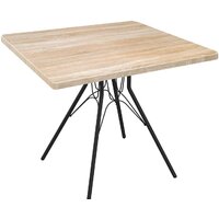 Sheffilton SHT-TU34-P/80/80 МДФ (черный муар/дуб сонома светлый)