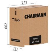 CHAIRMAN 535 (ткань черный/серый) Image #5