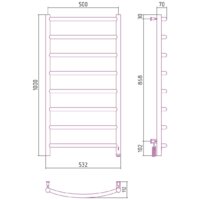 Сунержа Галант 4.0 1000х500 МЭМ правый 00-0831-1050 Image #4