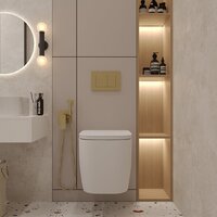 Oliveeka OL-MQ-003 + OL-G1 + OL-E12-BG (матовое золото) Image #2