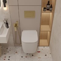 Oliveeka OL-MQ-003 + OL-G1 + OL-E12-BG (матовое золото) Image #3