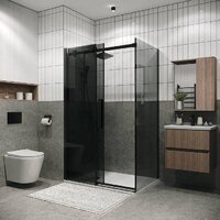 Grossman Classic 100x90x195 120.K33.04.1090.21.10 (черный матовый/тонированно стекло) Image #3