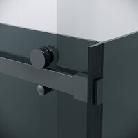 Grossman Classic 100x90x195 120.K33.04.1090.21.10 (черный матовый/тонированно стекло) Image #9