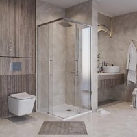 Niagara NG-6629-34 90x90x195 (хром/прозрачное стекло) Image #11