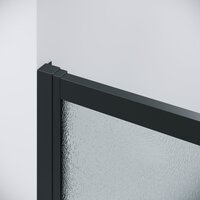 Grossman Cosmo 130x80x195 120.K33.02.1380.21.02 (черный матовый/стекло шиншилла) Image #5