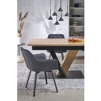 Halmar Fanis 160-220/90/78 (натуральный/черный) Image #4