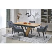 Halmar Fanis 160-220/90/78 (натуральный/черный) Image #2