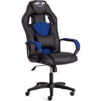 TetChair Driver (иск.кожа/ткань, черный/синий)