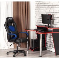 TetChair Driver (иск.кожа/ткань, черный/синий) Image #20