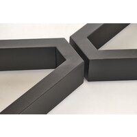 Halmar Massive 2 160-250/90/77 (дуб натуральный/черный) Image #9