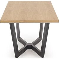 Halmar Massive 2 160-250/90/77 (дуб натуральный/черный) Image #16