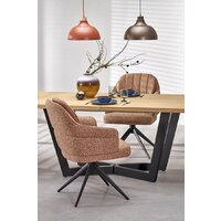 Halmar Massive 2 160-250/90/77 (дуб натуральный/черный) Image #8