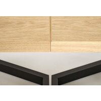 Halmar Massive 2 160-250/90/77 (дуб натуральный/черный) Image #10