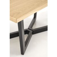 Halmar Massive 2 160-250/90/77 (дуб натуральный/черный) Image #11