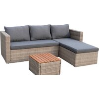 Garden Story Окланд GS003 (ротанг светло-серый/серый)