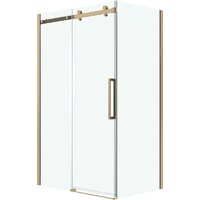 Grossman Classic 100x90x195 120.K33.04.1090.32.00 (золото сатин/стекло прозрачное) Image #1