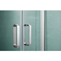 Aquatek 100x100 AQ ARI KV 10020CH (хром/прозрачное стекло) Image #4