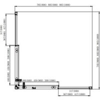 Aquatek 100x100 AQ ARI KV 10020CH (хром/прозрачное стекло) Image #10