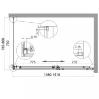 BelBagno ACQUA-AH-1-150/80-C-Cr Image #2