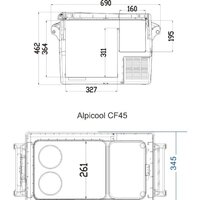 Alpicool CF45 (без адаптера 220В) Image #2