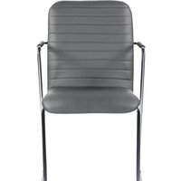 Brabix Visit CF-101 (хром/экокожа темно-серый) Image #2