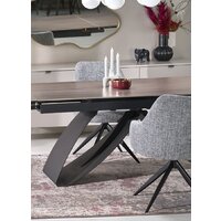 Halmar Hilario 180-260/90/75 (орех/черный) Image #7