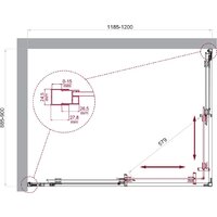 BelBagno LUCE-AH-2-120/90-C-Cr Image #7