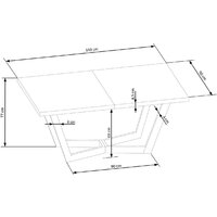 Halmar Massive 3 160-250/90/77 (дуб натуральный/дуб натуральный) Image #21