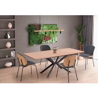 Halmar Legarto 160 (дуб натуральный/черный)