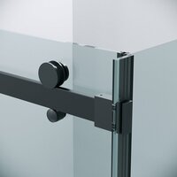 Grossman Classic 110x80x195 120.K33.04.1180.21.00 (черный матовый/стекло прозрачное) Image #9