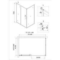 Niagara NG-82-13AB-A70B 130x70x195 Image #2