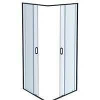 Aquatek 80x200 AQ ARI KV 08020BL (черный/прозрачное стекло) Image #2