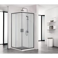 Aquatek 80x200 AQ ARI KV 08020BL (черный/прозрачное стекло) Image #5