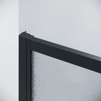 Grossman Cosmo 110x100x195 120.K33.02.1110.21.02 (черный матовый/стекло шиншилла) Image #5