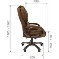 CHAIRMAN Home 434 (ткань, Т-10 бежевый) Image #6