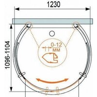 Cezares TRAY-A-MODENA-O-123/110-15-W Image #3
