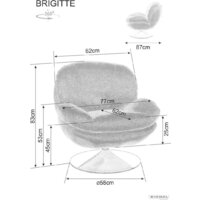 Signal Brigitte Brego 07 (темно-серый/хром) Image #5