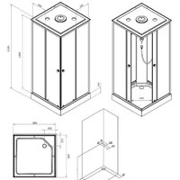 AM.PM X-Joy 90x90 W94C-403-090BT Image #8