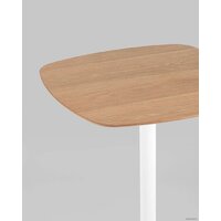Stool Group Form 60x60 T-005H (светлое дерево/белый) Image #2