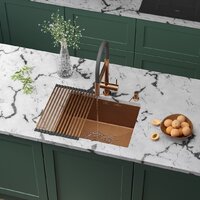 Roxen Uno 560210-54-BRS PVD бронзовая/текстурная (с ролл-матом и дозатором)