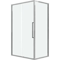 Grossman Cosmo 110х100х195 120.K33.02.1110.10.00 (хром/прозрачное стекло) Image #1