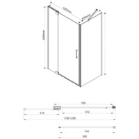 Vincea Extra VSR-1E111210CL (хром/прозрачное) Image #5