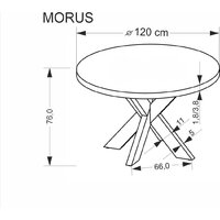 Halmar Morus 105/75 (натуральный/натуральный) Image #12