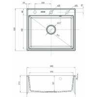 Deante Andante ZQN 2103 (графитовый) Image #2