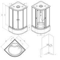 AM.PM X-Joy Deep 90x90 W94C-401A-090BT Image #15