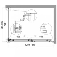 BelBagno ACQUA-AH-1-130/80-C-Cr Image #2