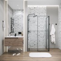 Grossman Galaxy 140x80x195 120.K33.01.1480.21.00 (черный матовый/стекло прозрачное) Image #6