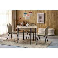 Halmar Pivot 102-142/102/75 (дуб артизан/черный) Image #2