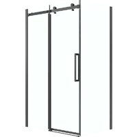 Grossman Classic 110x90x195 120.K33.04.1190.42.00 (графит сатин/стекло прозрачное) Image #1